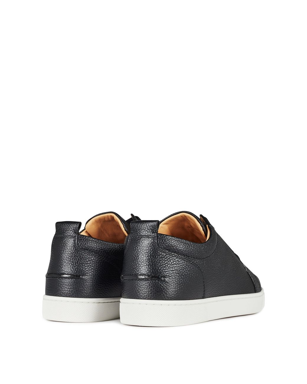 Christian Louboutin Black Lace-Up Casual Shoes for men