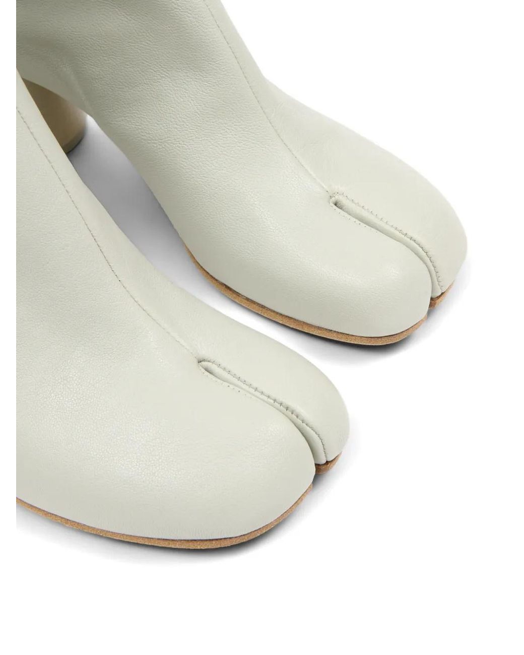 Maison Margiela Natural Tabi Ankle Boots