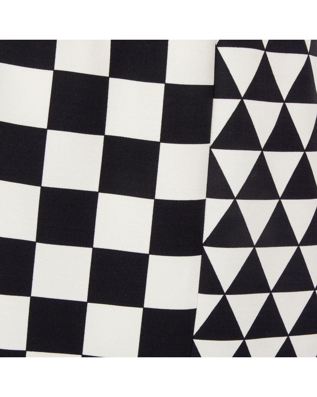 Valentino White Patterned Skirt