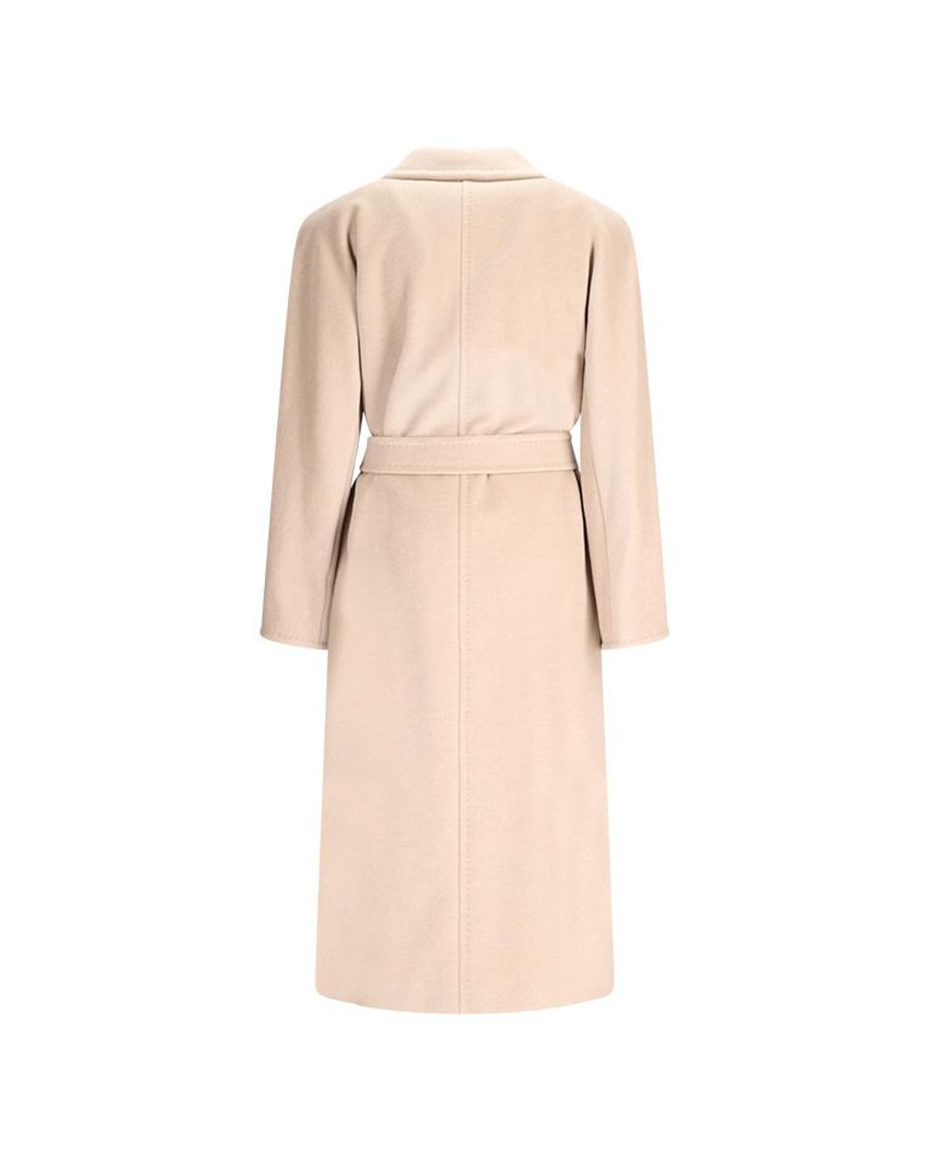 Max Mara Natural Madame Belted Double-Breasted Coat