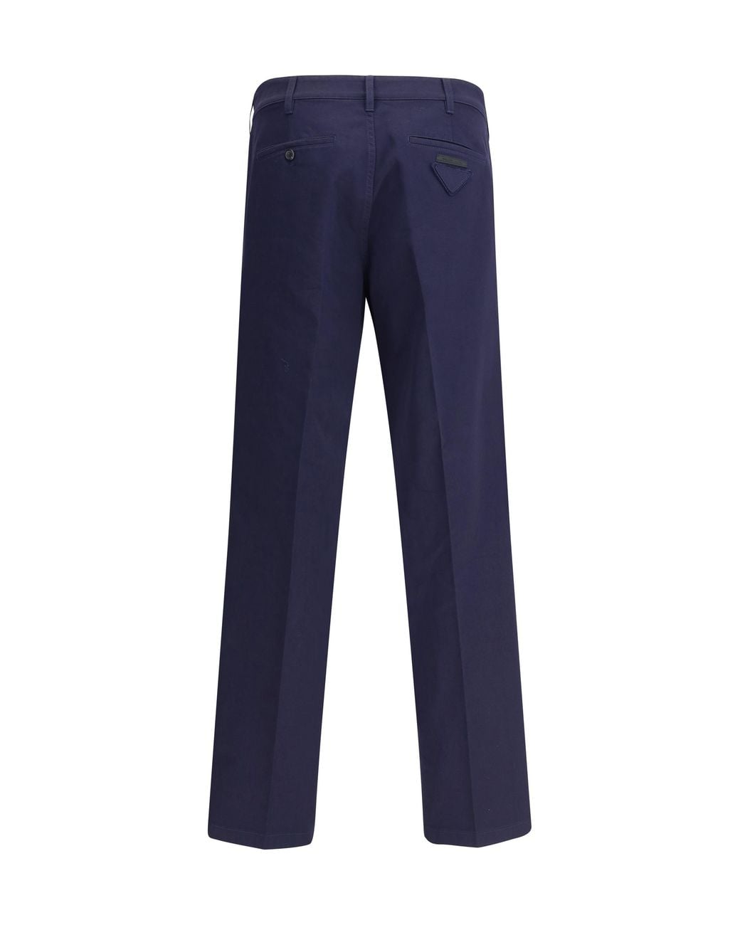 Prada Blue Tapered Chino Pants for men