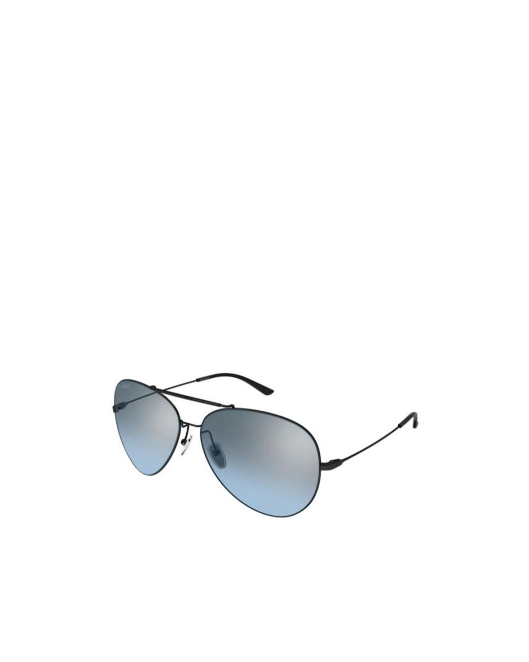 Gucci Blue Eyewear Pilot Frame Sunglasses for men