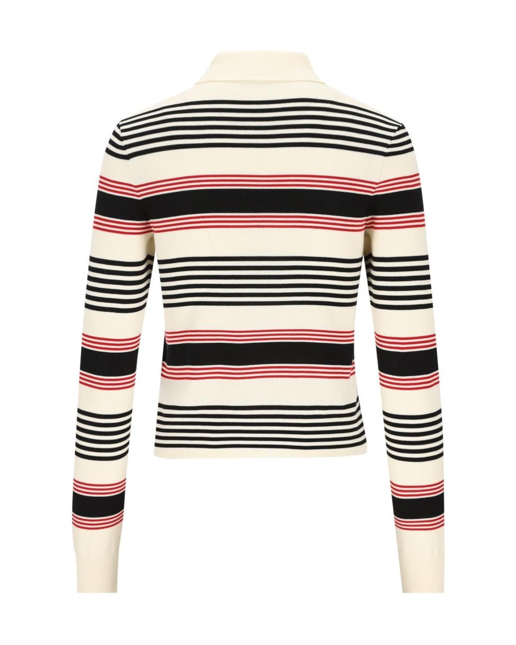 Céline White Polo Sweater