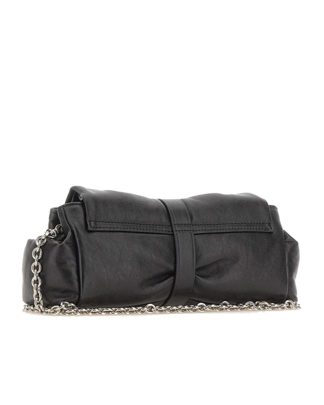 Vivienne Westwood Black Hazel Treasure Chain Clutch Bag