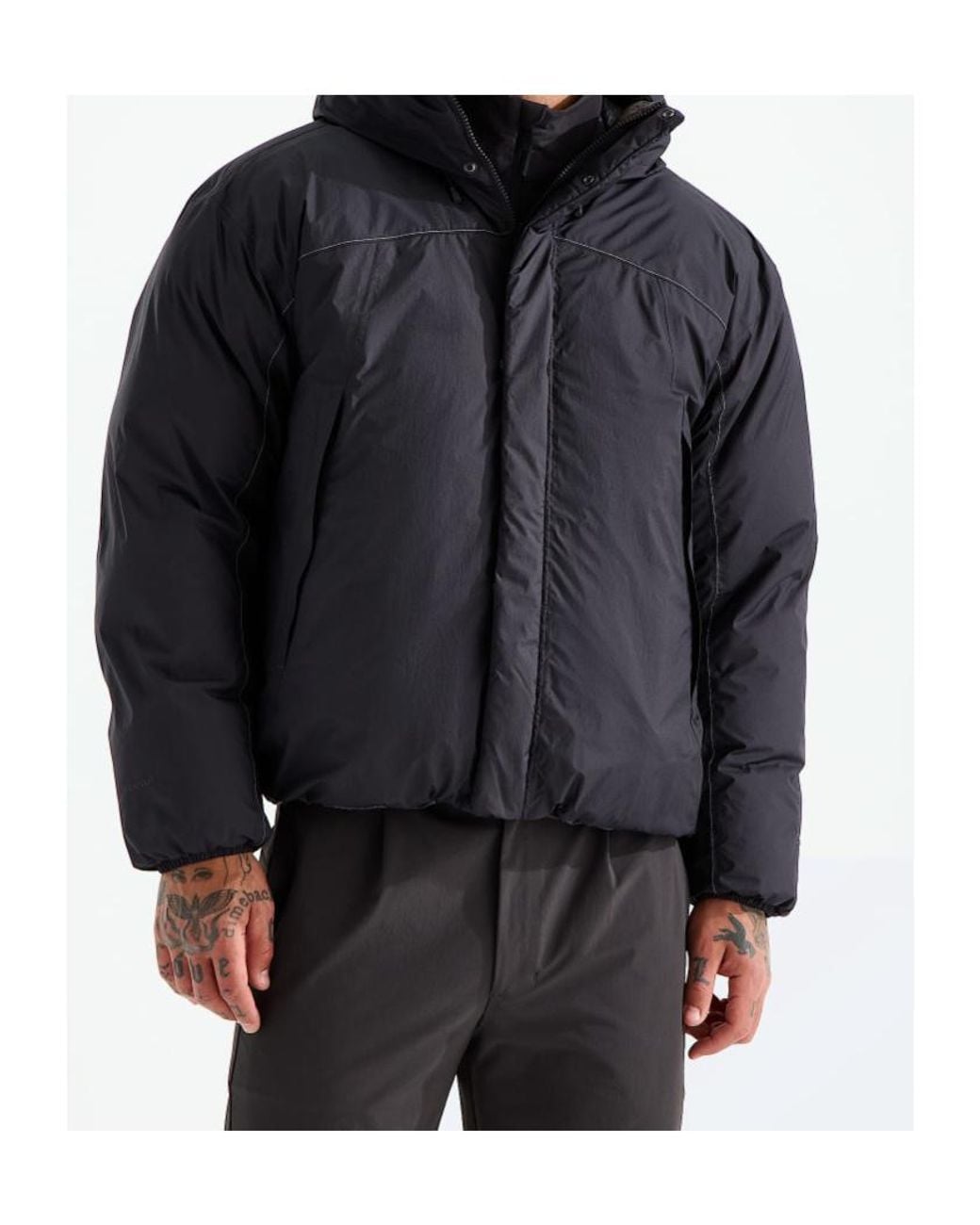 The North Face Black Tnf Dryvent Reversible Down Jacket for men