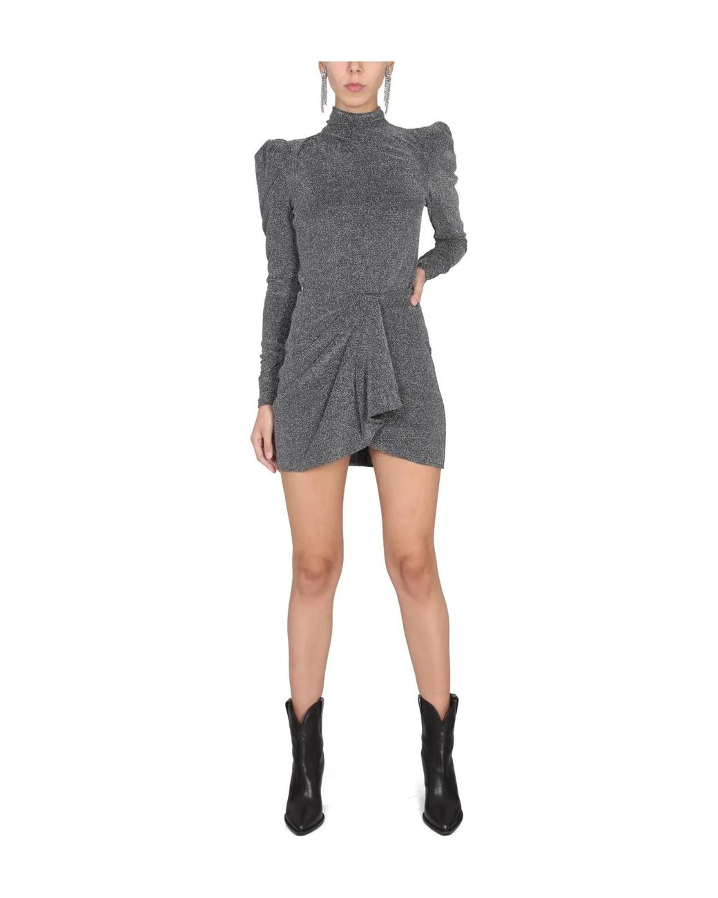 Isabel Marant Gray Falling Detail Skirt
