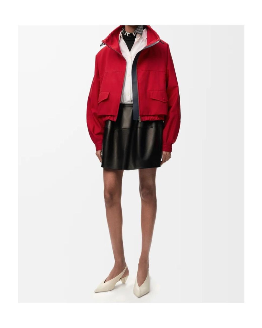 Loewe Red Zipped Jacket