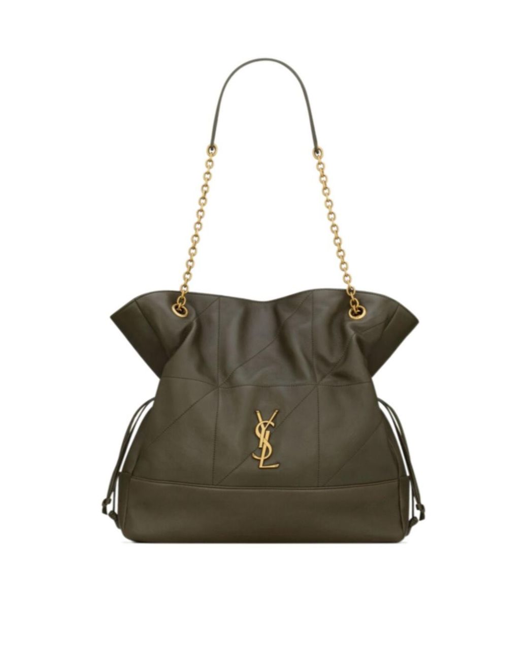 Saint Laurent Green Jamie 4.3 Logo Plaque Shoulder Bag