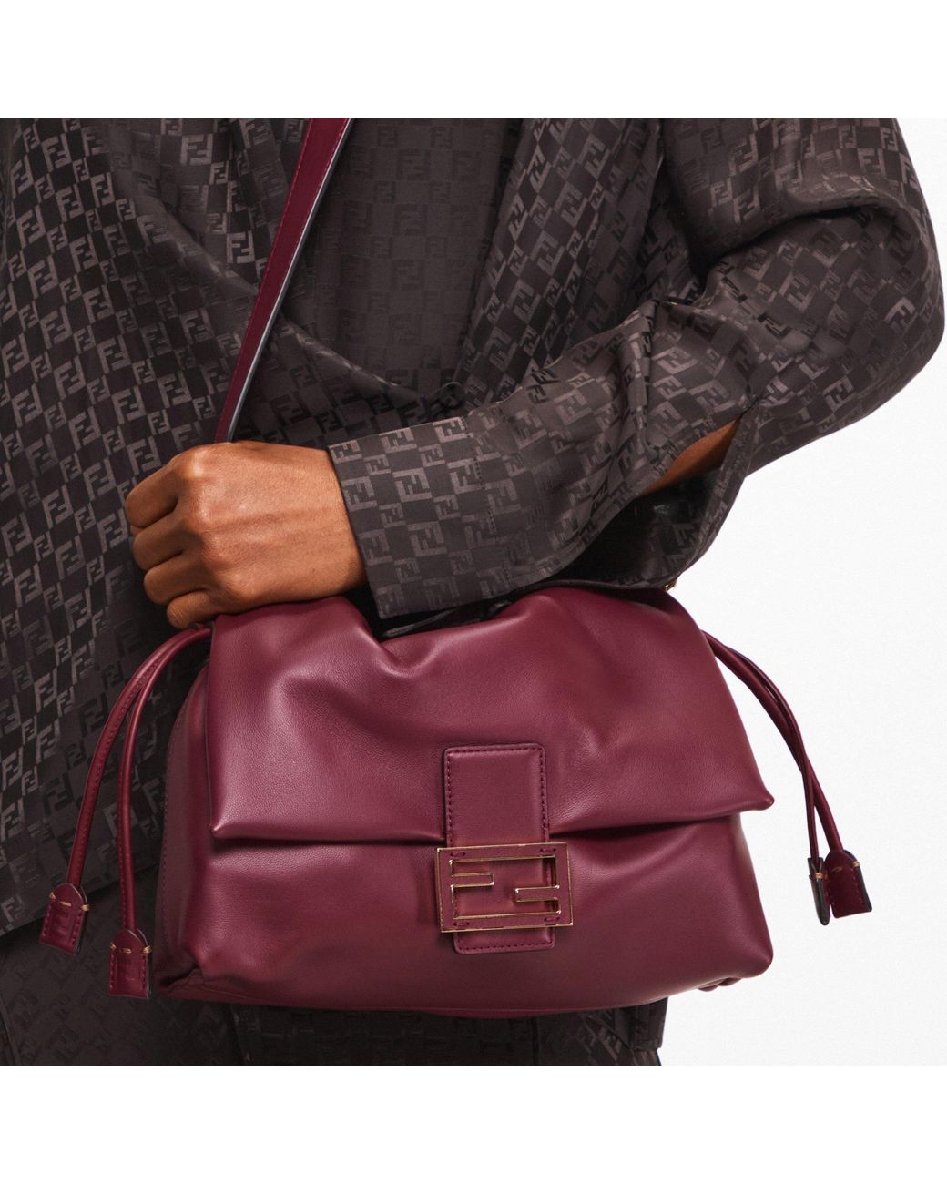 Fendi Purple Shoulder Bag