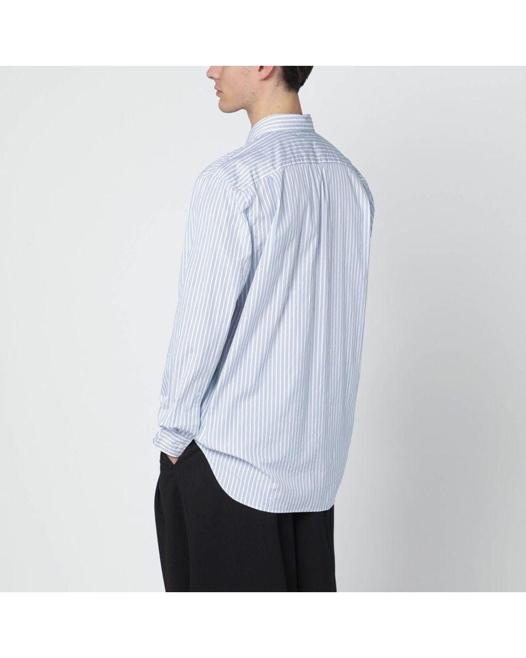 Comme des Garçons White Long-Sleeved Shirt for men