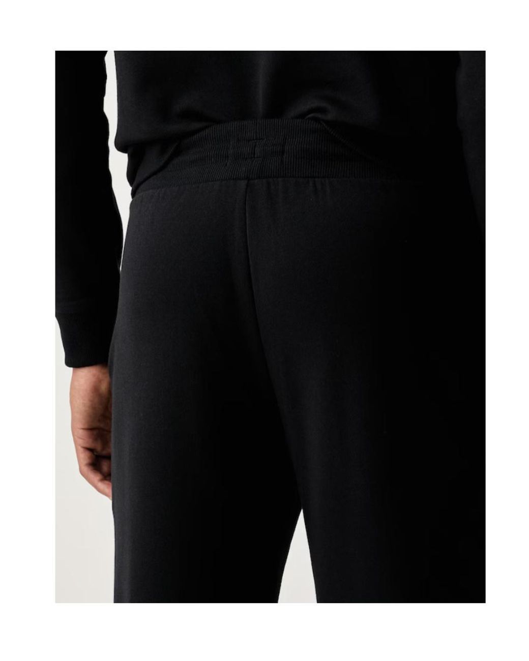 EA7 Black Logo-Print Tracksuit for men