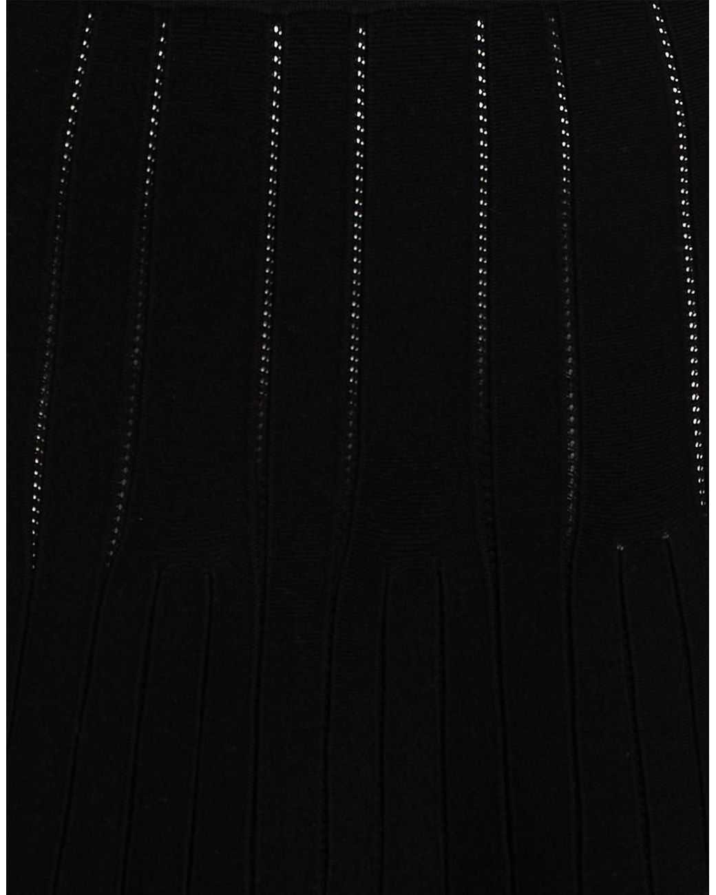 Max Mara Black Sleeveless Knit Dress