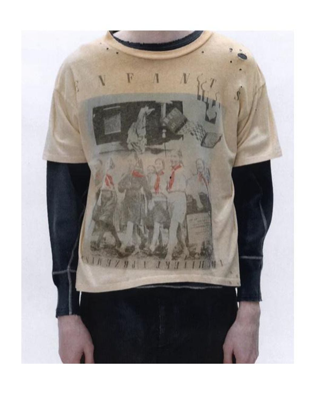 Enfants Riches Deprimes Natural Short-Sleeved T-Shirt for men
