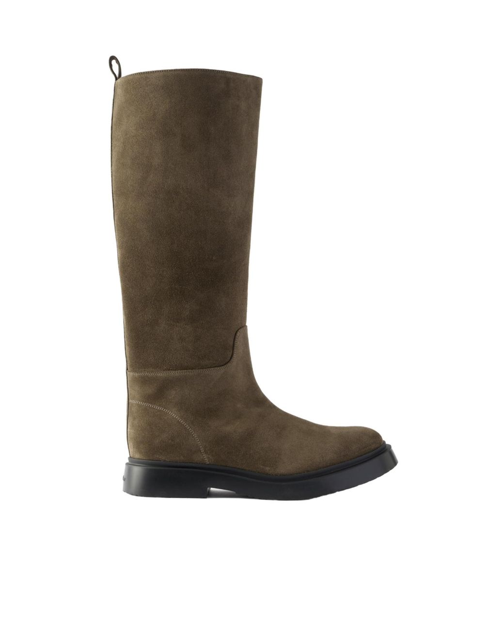 Proenza Schouler Brown Bank Suede Knee Boots