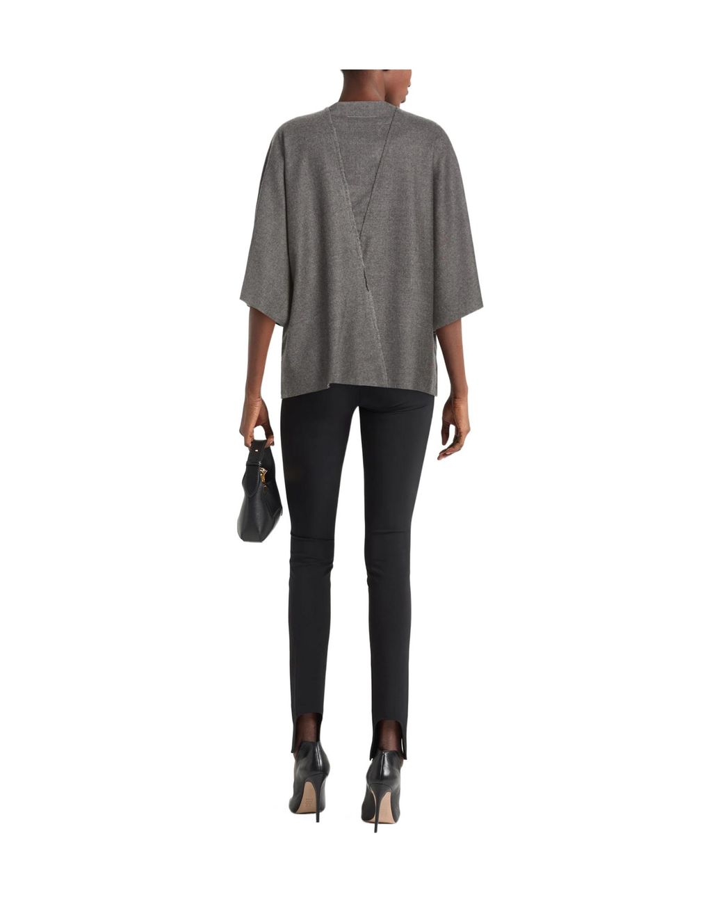MM6 by Maison Margiela Gray Solid Color Tops