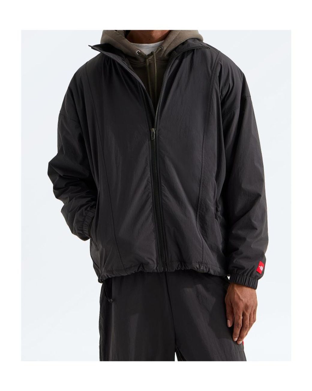 The North Face Blue Box High Collar Zip Jacket for men