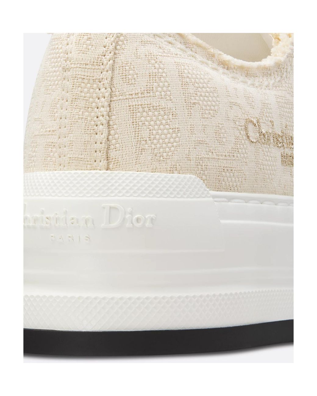 Dior White Walk'N' Platform Sneaker