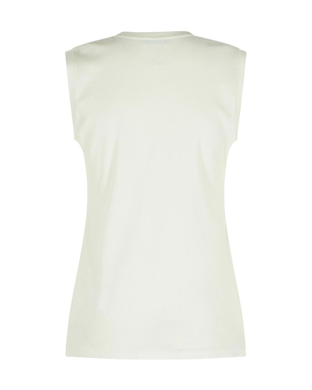 Jil Sander White 3 Pack Logo Embroidered Top