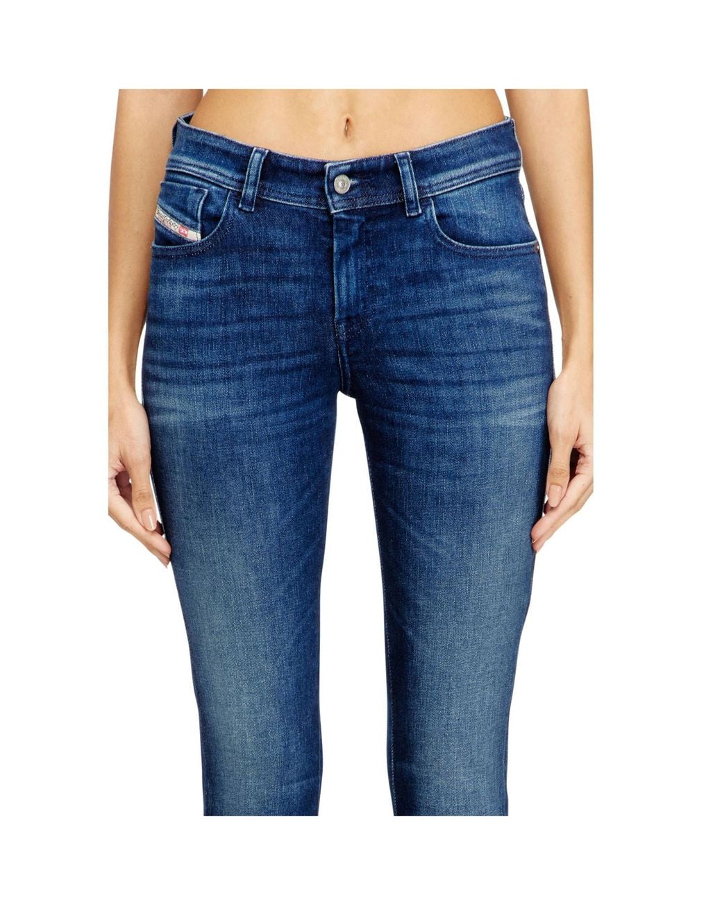 DIESEL Blue 2017 Slandy 09N12 Skinny Jeans
