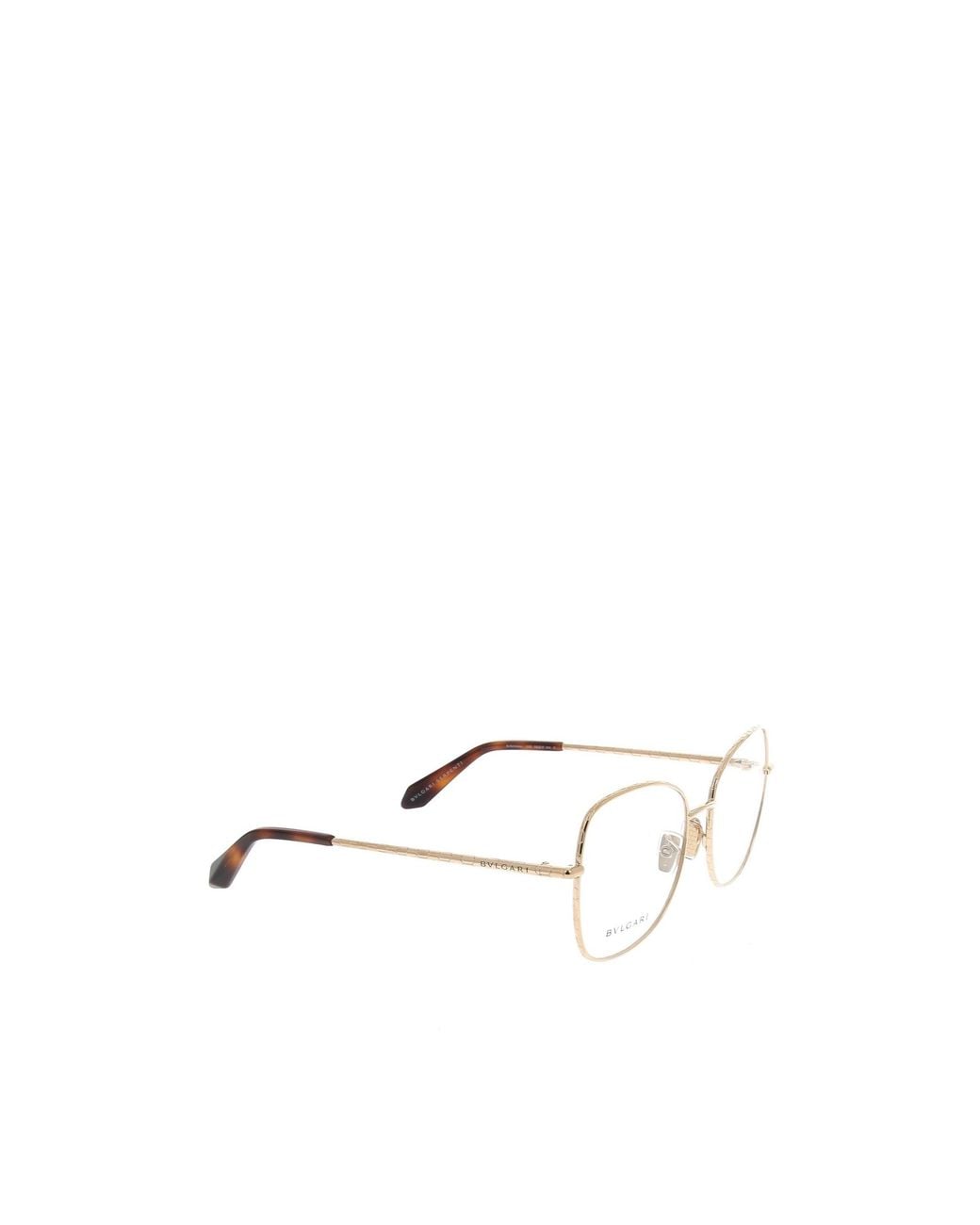 BVLGARI White Bulgari Butterfly Frame Glasses