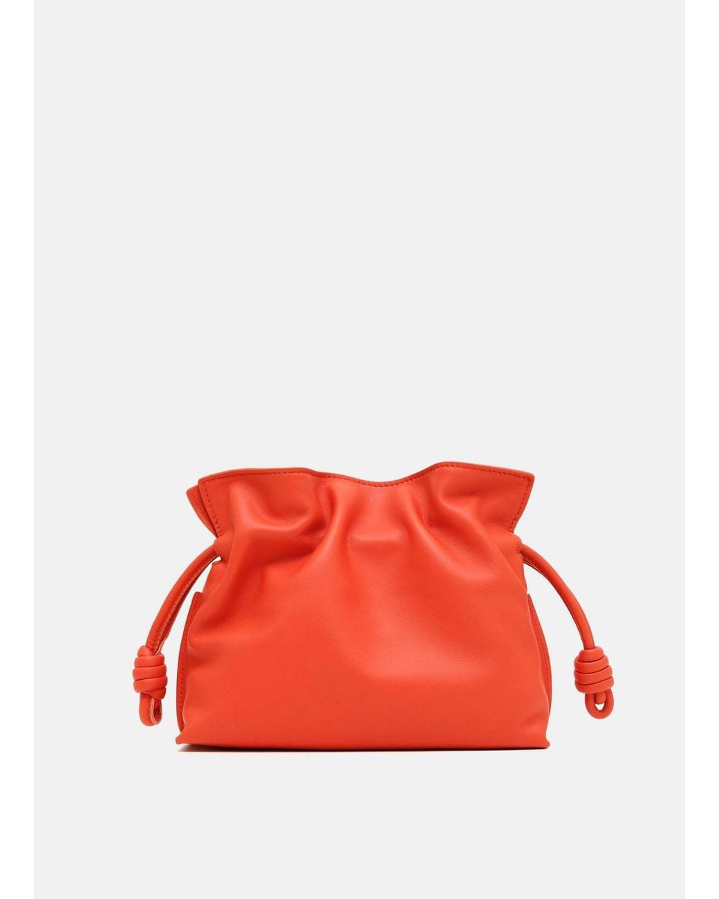 Loewe Red Mini Flamenco Shoulder Bag