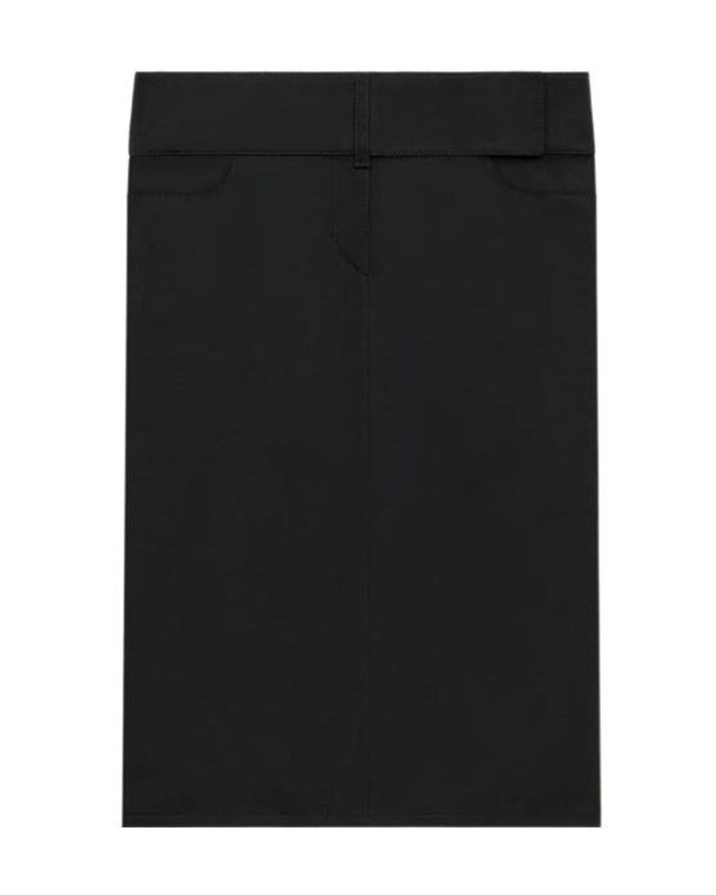 Courreges Black Courrèges A-Line Midi Skirt