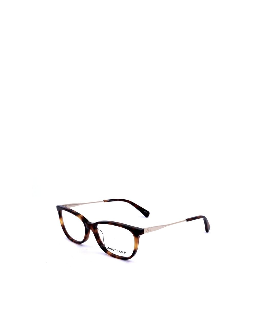 Longchamp White Rectangle Frame Glasses for men