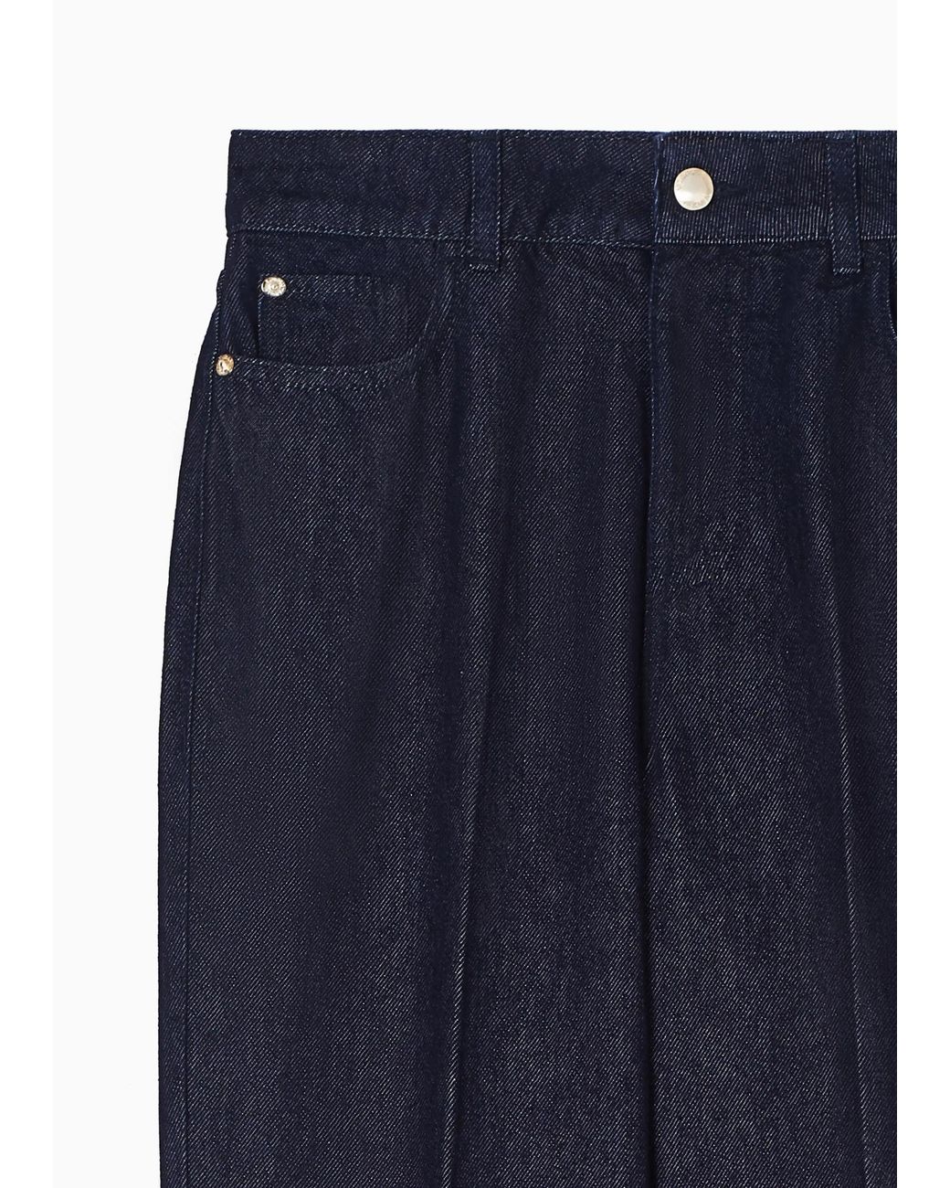 Emporio Armani Blue High-Waisted Jeans