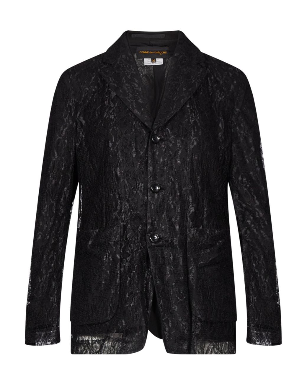 Comme des Garçons Black Translucent Casual Jacket
