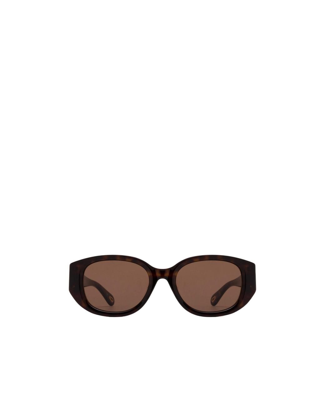 Chloé Brown Chloé Eyewear Oval-Frame Sunglasses