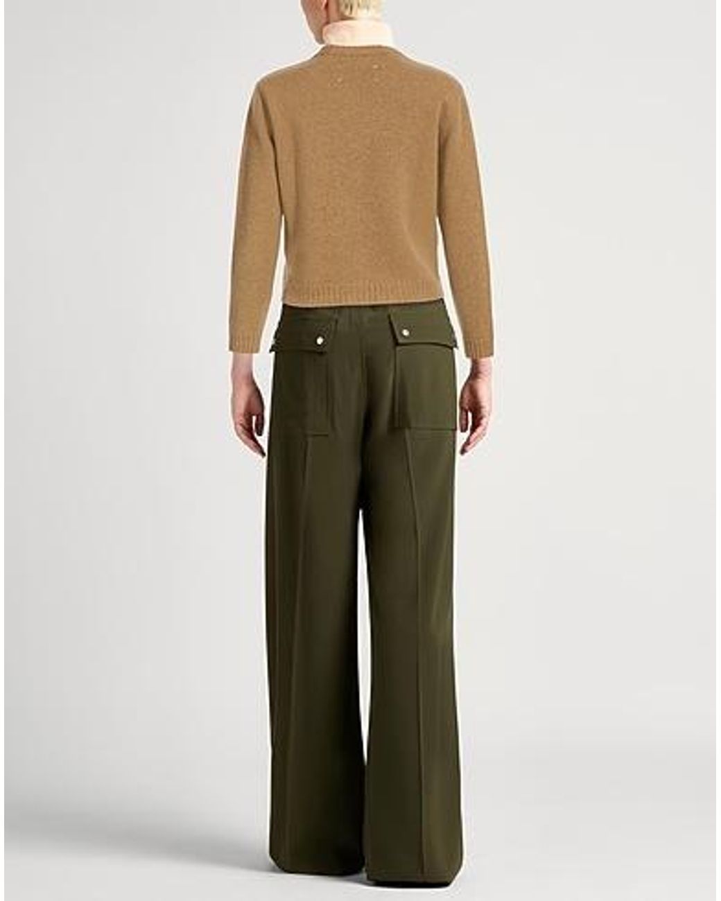 MM6 by Maison Margiela Brown Wool Knitted Sweater