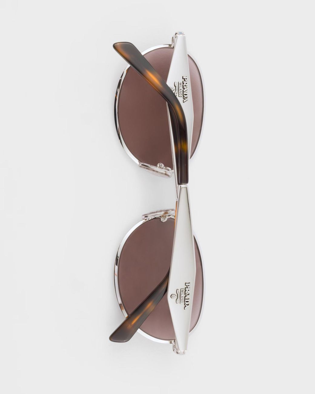Prada Pink Sunglasses With Logo