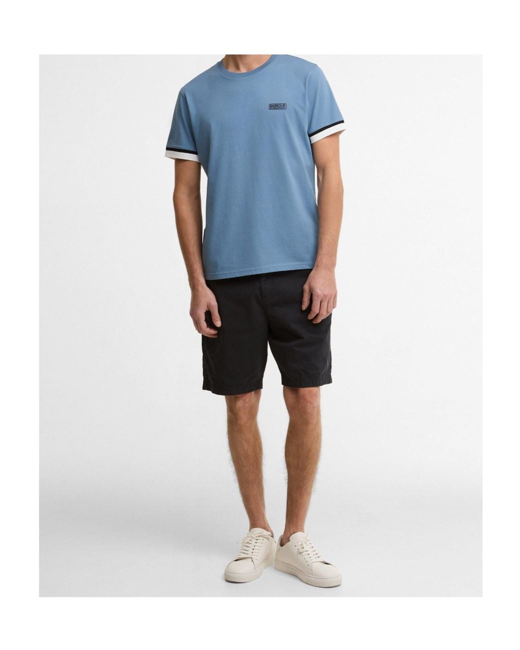 Barbour Blue Evan Short-Sleeved T-Shirt for men