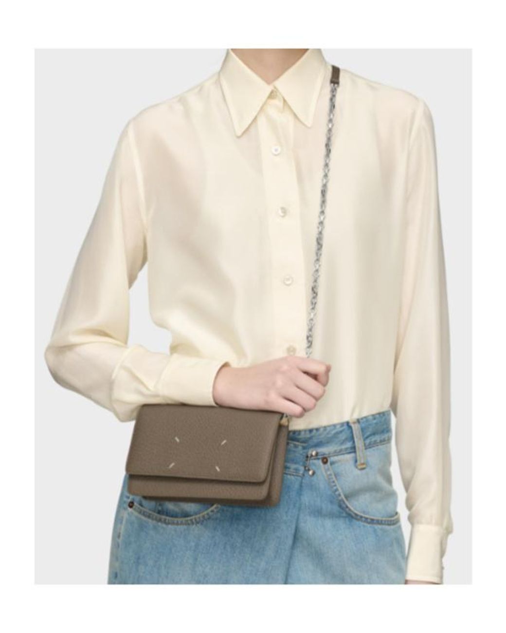 Maison Margiela Brown Chain Wallet