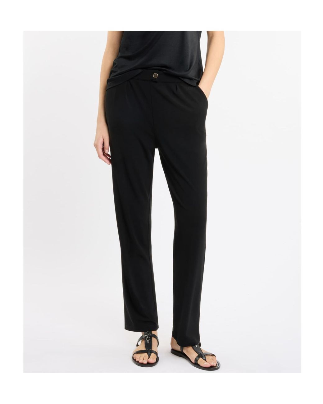 Fay Black Tailored Dress Pants