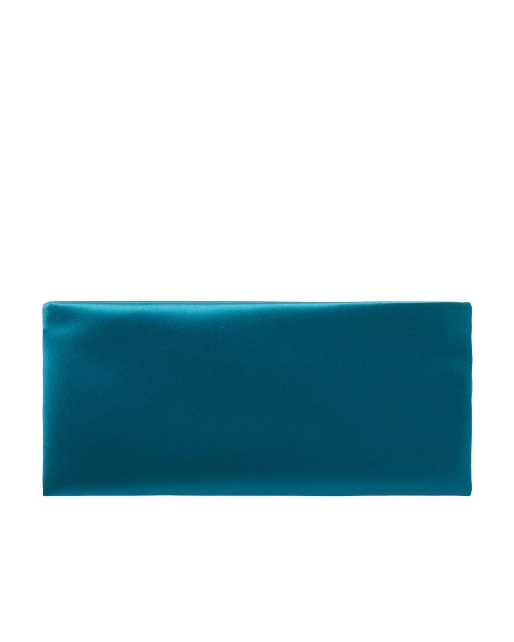 Tom Ford Blue Leather-Trimmed Satin Clutch