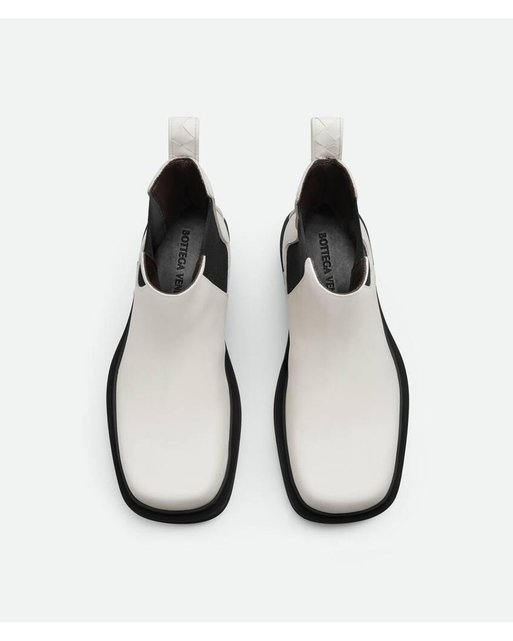 Bottega Veneta White Ben Chelsea Boots