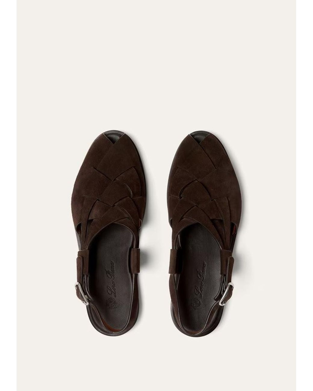 Loro Piana Brown Peter Walk Sandal for men