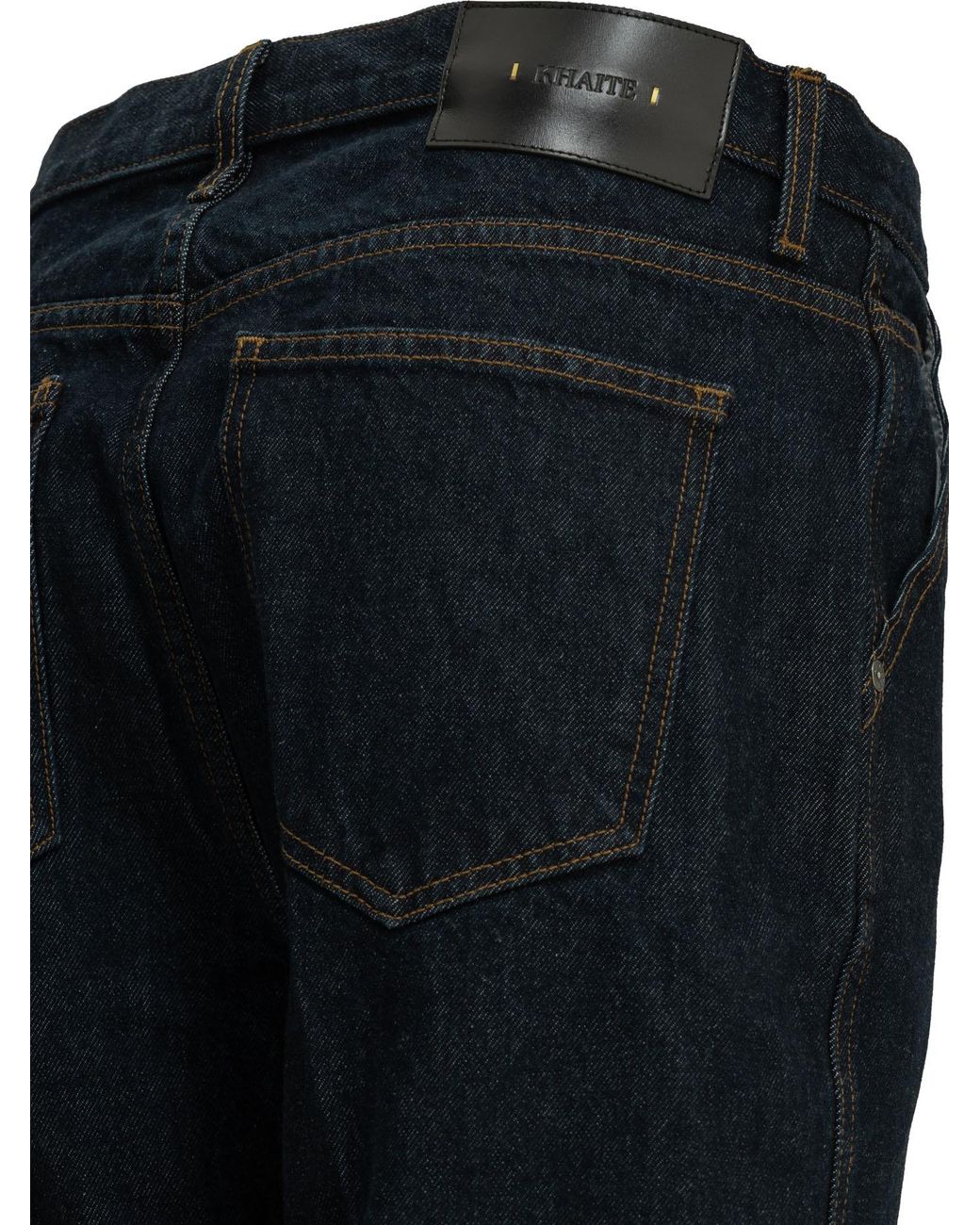 Khaite Black Rossi Straight Leg Jeans