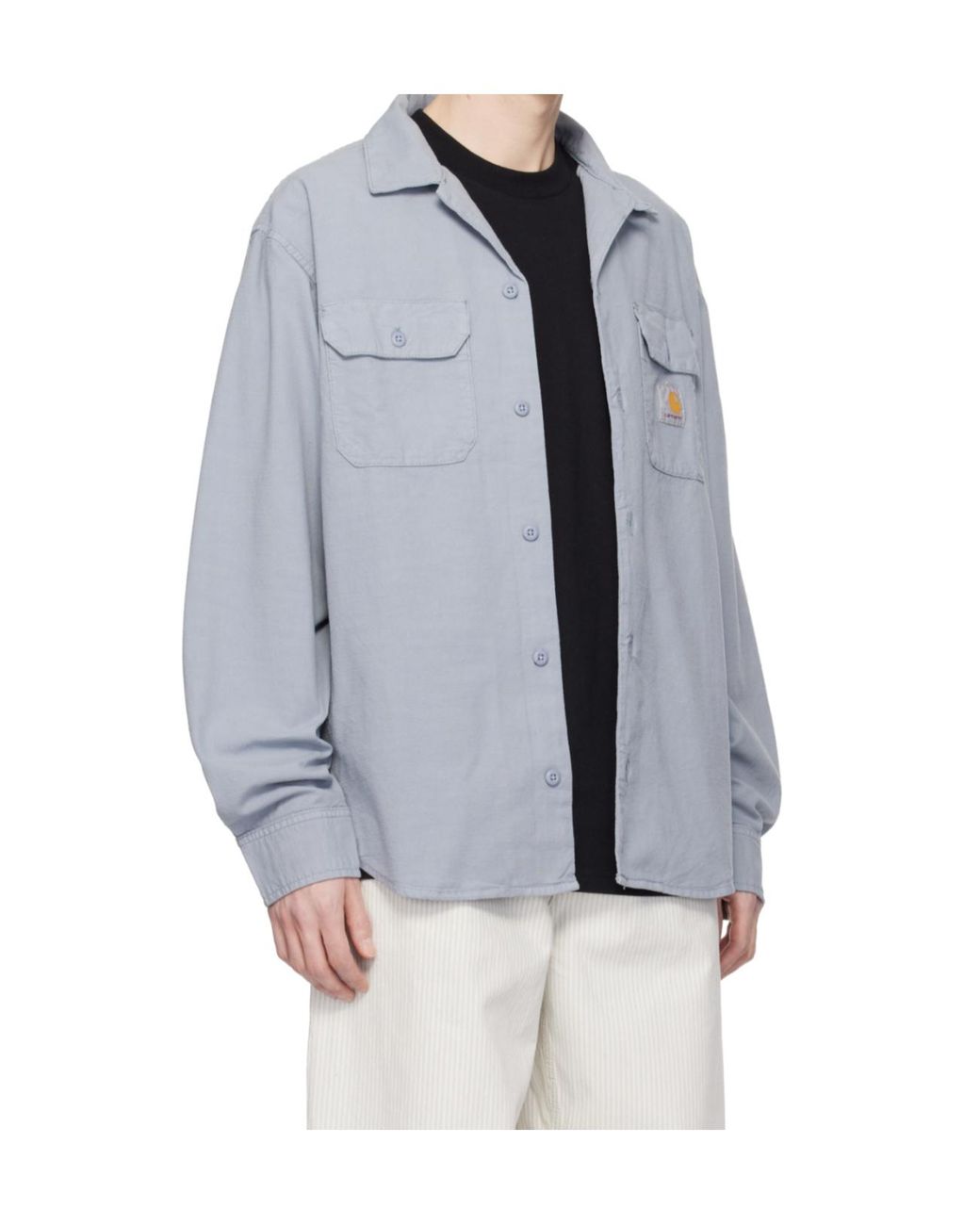 Carhartt Blue Cotton Shirt for men