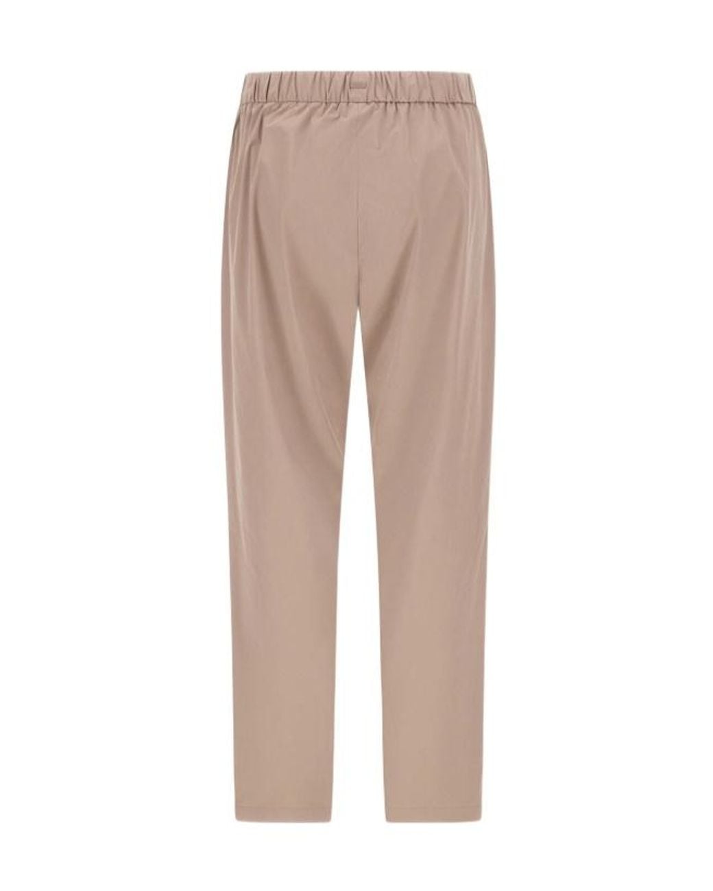 Herno Natural Straight-Leg Drawstring Trousers