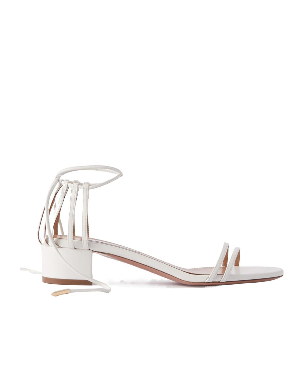 Aquazzura Natural Minimalist High-Heel Sandals
