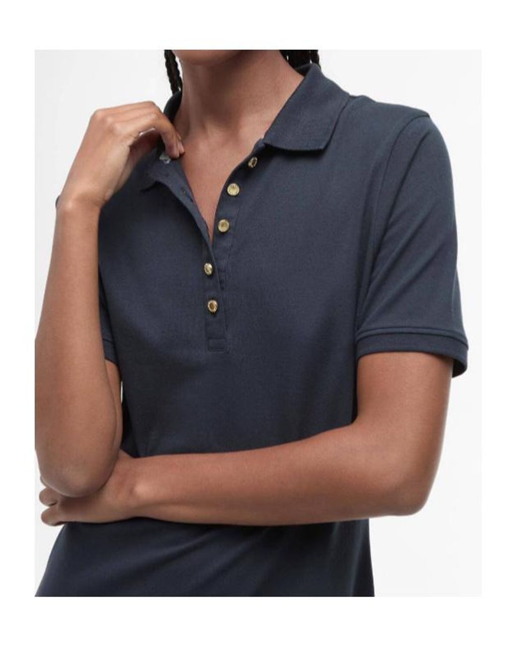Barbour Blue Celeste Polo Midi Dress