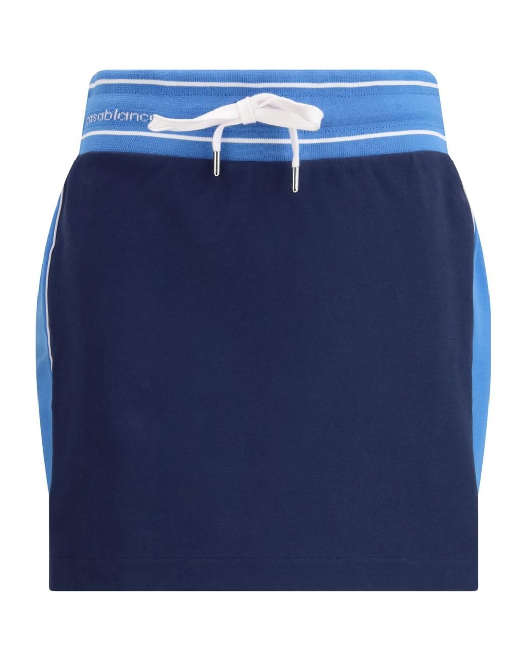 Casablanca Blue Punto Mini Skirt