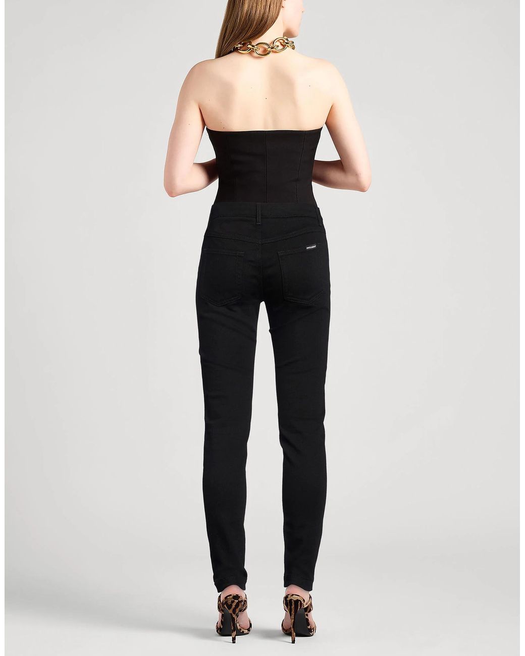 Dolce & Gabbana Black Skinny Jeans