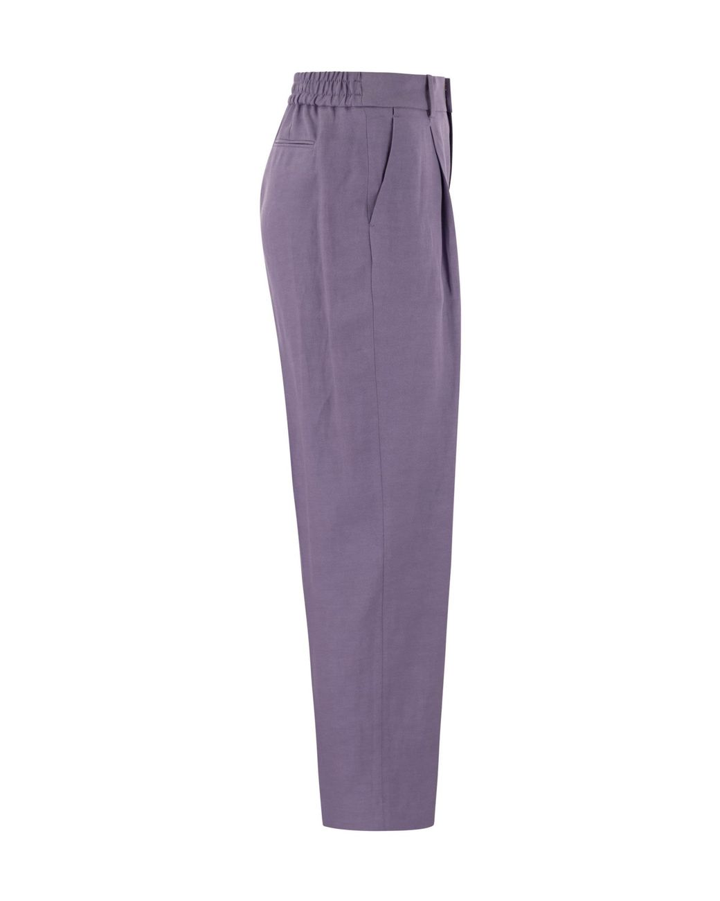 Pt Pantaloni Purple Pt Torino Daisy Pressed Crease Trousers