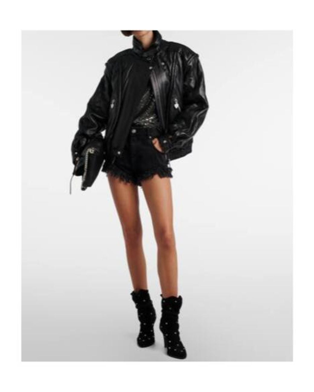 Isabel Marant Black Leather Jacket