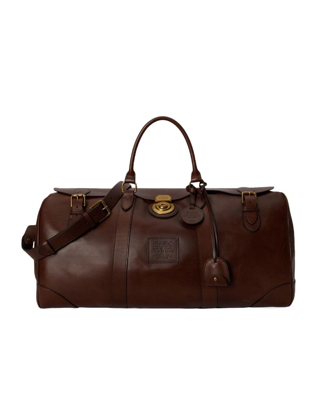 Polo Ralph Lauren Brown Large Cowhide Tote Bag for men