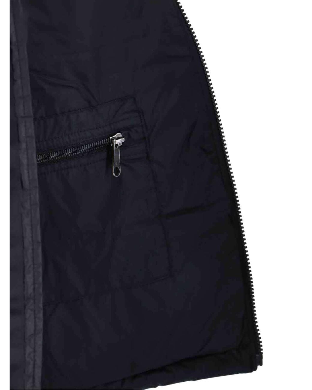 The North Face Black Lightweight Puffer Jacket With High Collar