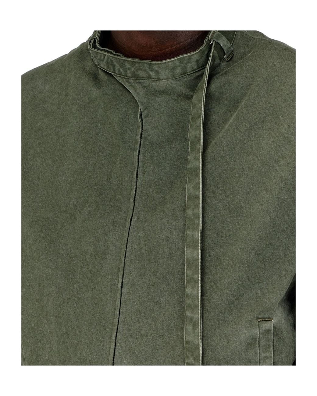 DIESEL Green J Nuriel Stand-Collar Jacket for men